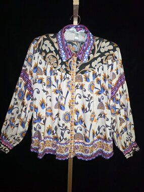 Mahila by Tolani Collection Rahema Vanilla Top M